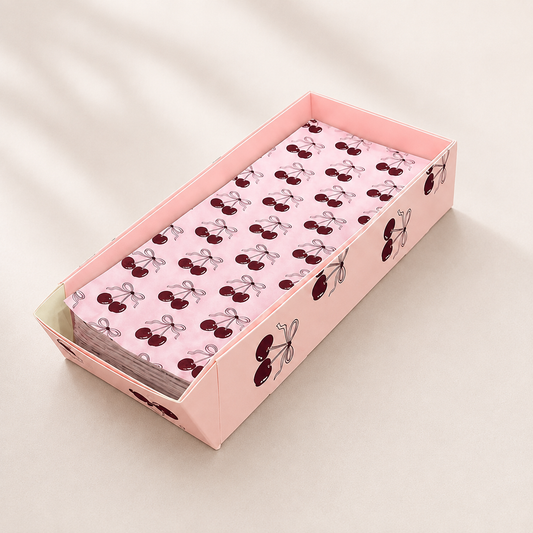VEÍZU Strähnenfolie Cherry, 500 Blatt, 12 × 30 cm