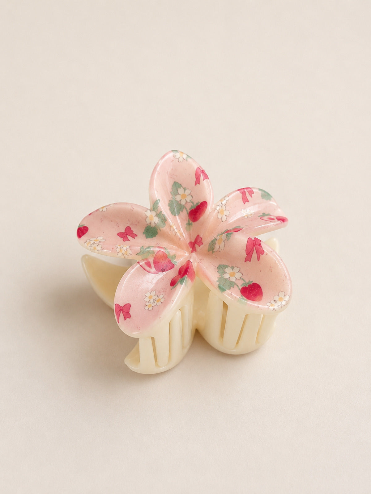Strawberry & Flower Haarklammer von Veízu Beauty