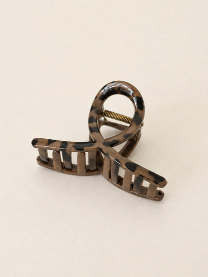 Tortoise Twist Dark Haarklammer von Veízu Beauty
